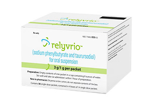 苯丁酸钠和牛磺酸二醇口服混悬液(Relyvrio)