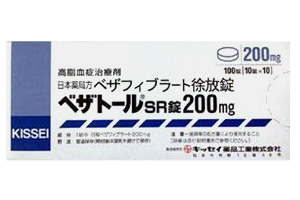 苯扎贝特缓释片(Bezafibrate)